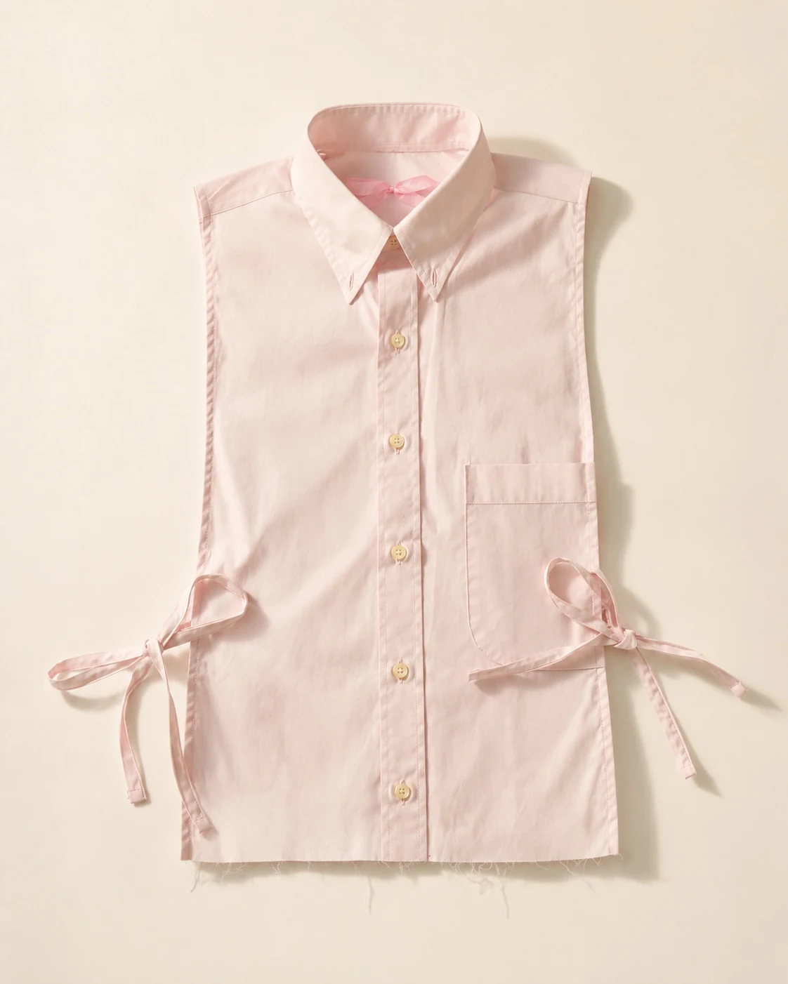 The Devoto Shirt 001 Pale Pink flat